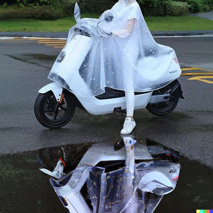 Veste de pluie longue imperméable pour moto
