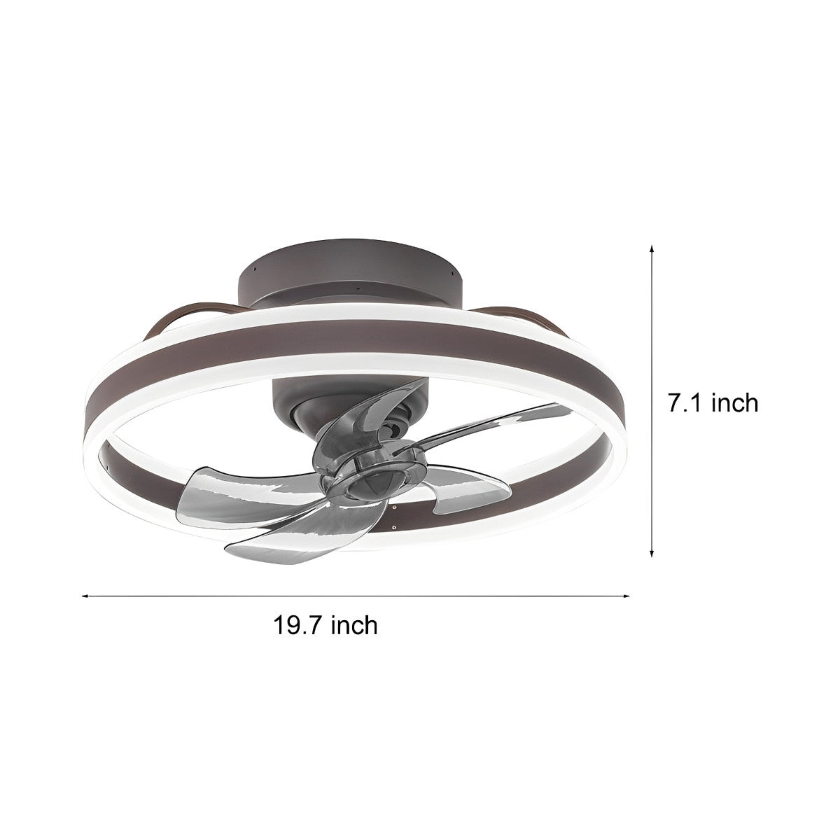 Adjustable Brightness 360 Spin LED Modern Ceiling Light Fixture