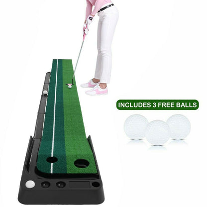 Large Automatic Golf Putting Practice Training Mat