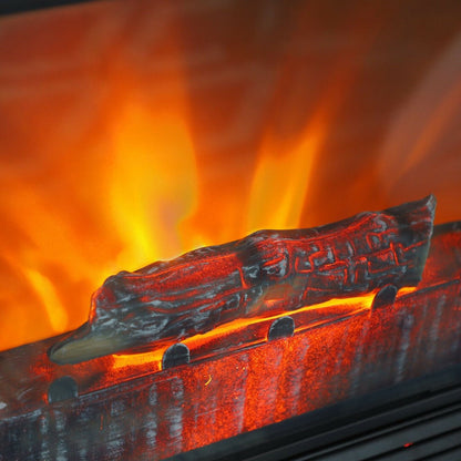 Realistic Electric Faux Fireplace Mantel 28