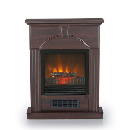 Realistic Electric Faux Fireplace Mantel 28