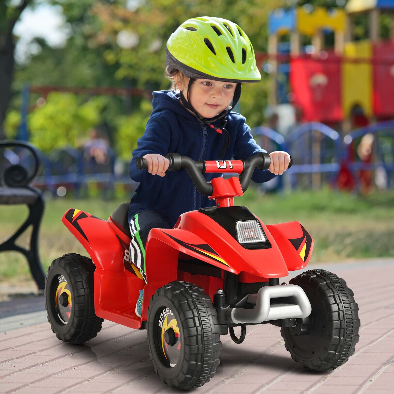 Fun Electric Quad Bike Ride On Toy for Kids 6V - Halri