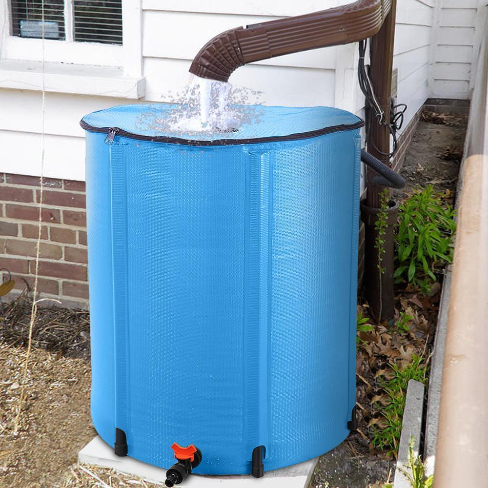 Big Outdoor Rainwater Collection Tank 50 Gallon - Halri