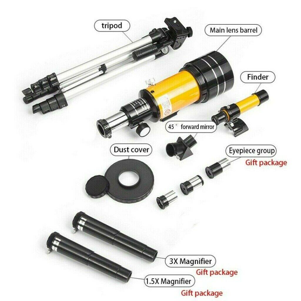Easy Setup Kids Telescope with Portable Tripod