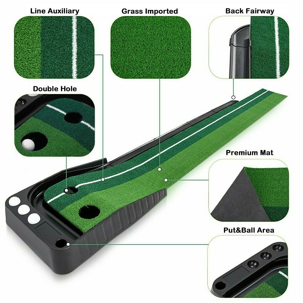 Large Automatic Golf Putting Practice Training Mat