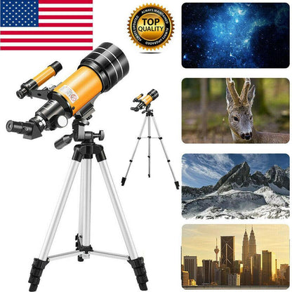 Best Kids Telescope 70mm Refractor With Tripod - Until Times Up