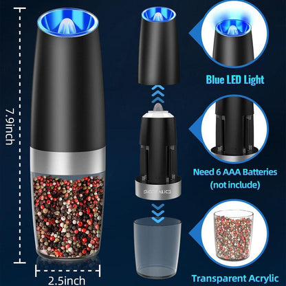 Automatic Salt Pepper Mill Set 2 Piece