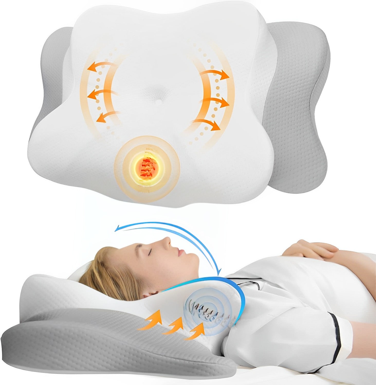 Comfortable Support Pillow For Neck And Back Relief - Halri