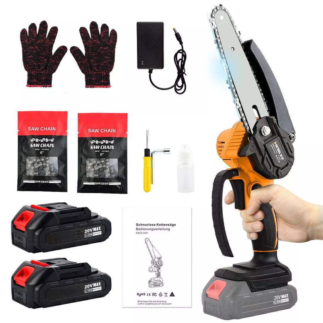 Portable Compact Battery Chainsaw