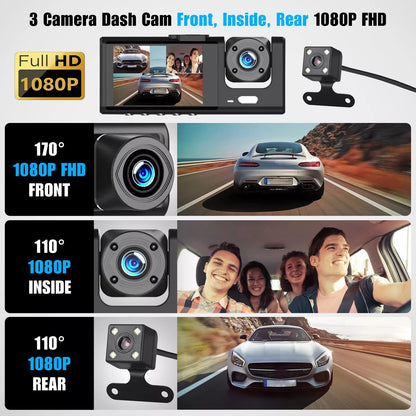 Dual Lens Car Dashboard Camera