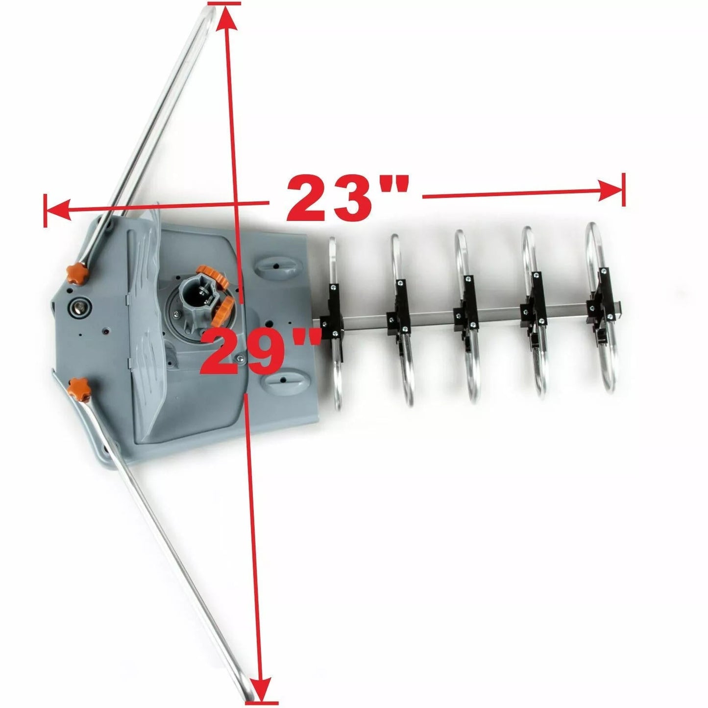 Strong Signal Outdoor HDTV Antenna with 360 Degree Rotation