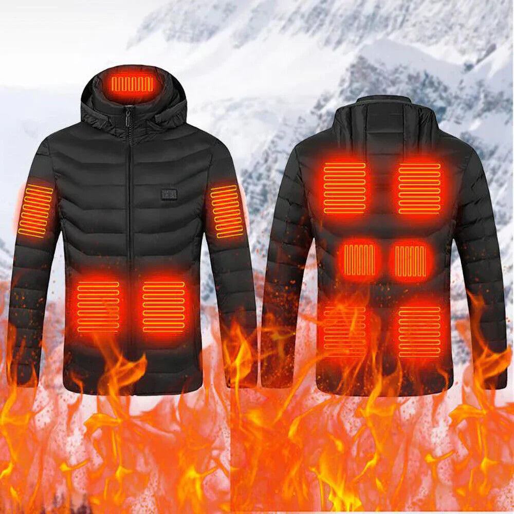 Warm Thermal Insulated Heated Coat for Men and Women