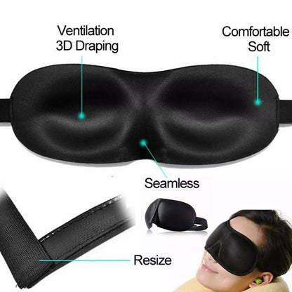 Soft Silk Contoured Sleep Mask