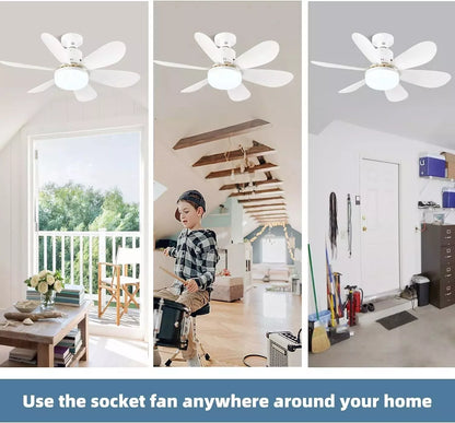 Recessed Ceiling Fan With Lighting