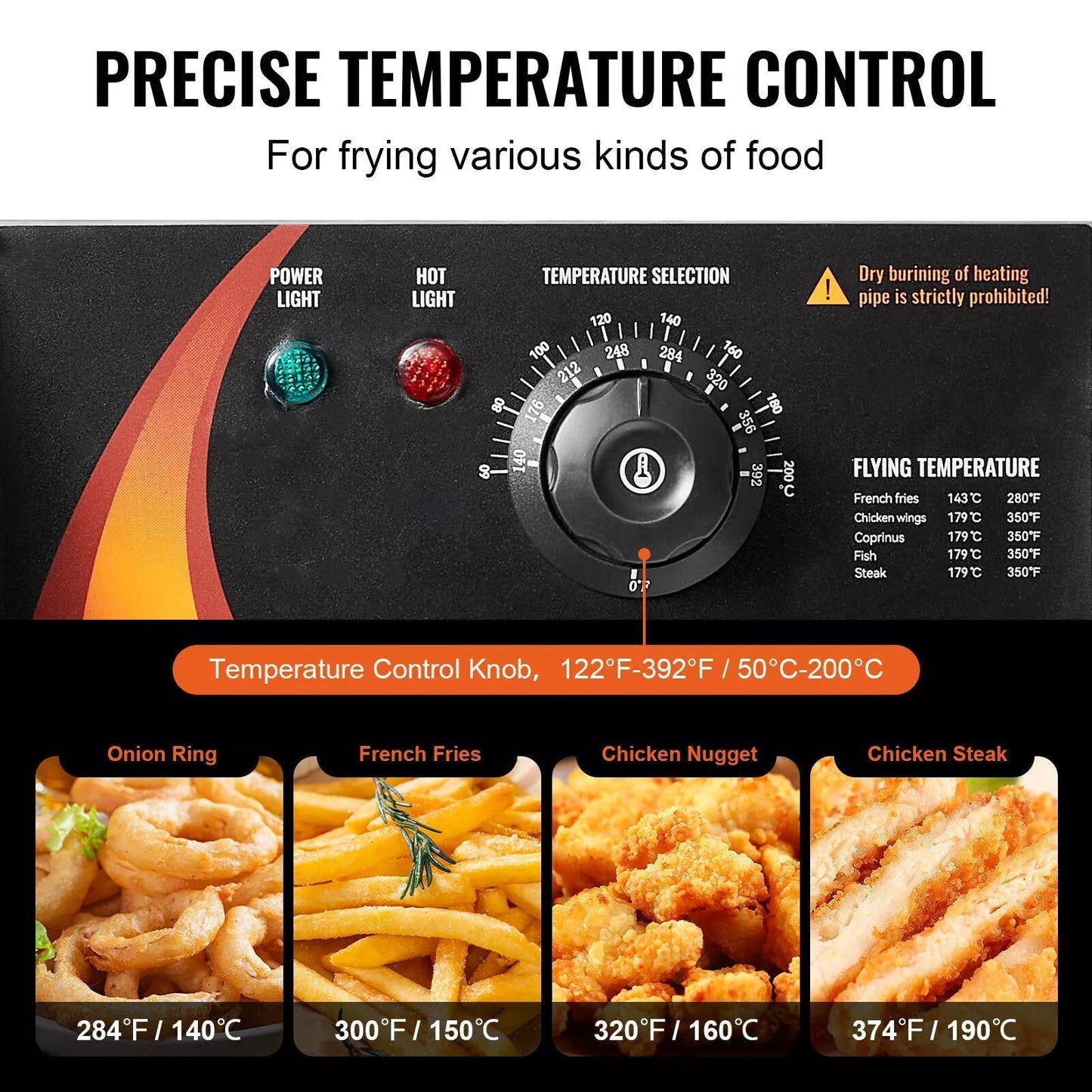 Large Capacity Electric Deep Fat Fryer