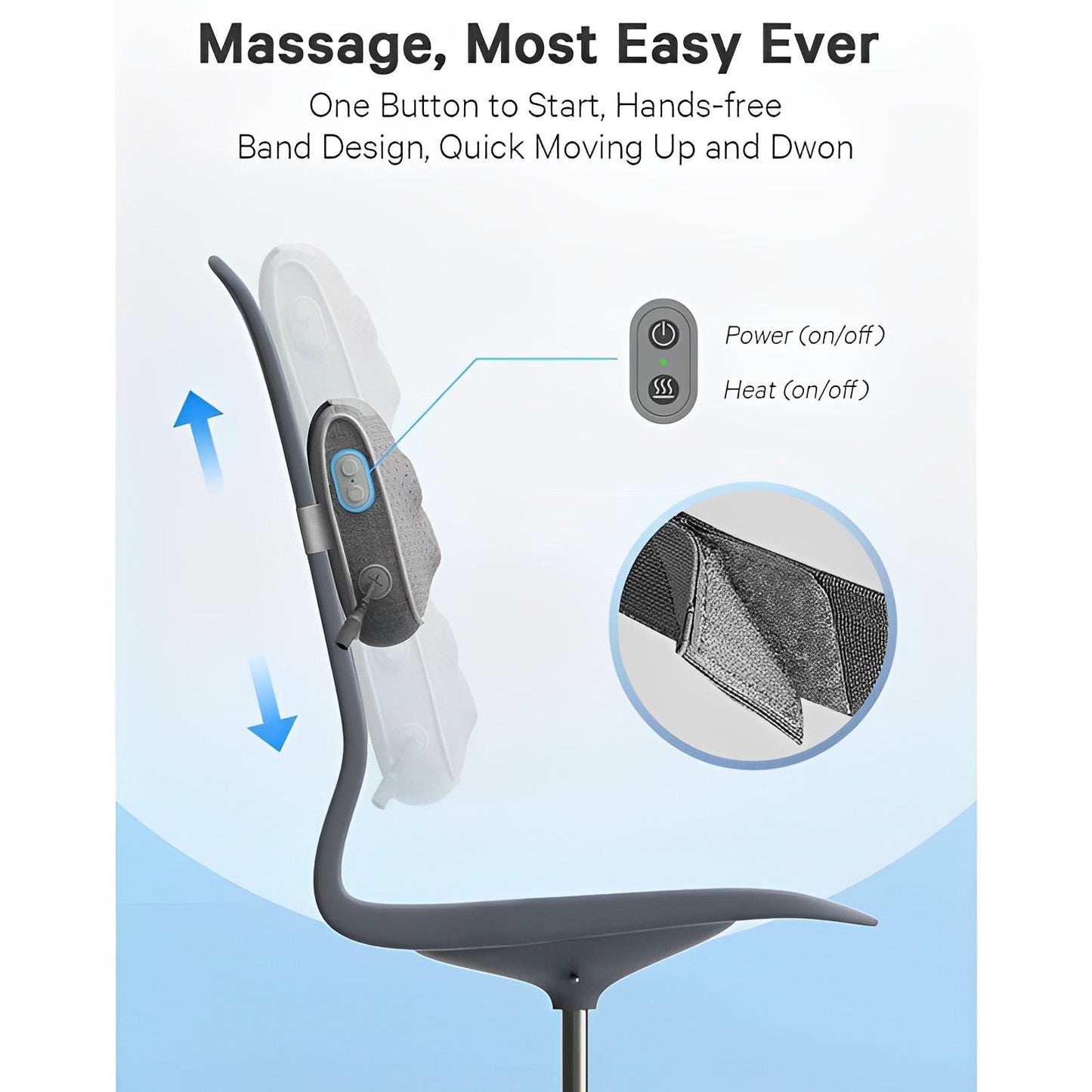 Oreiller de massage relaxant pour tissus profonds