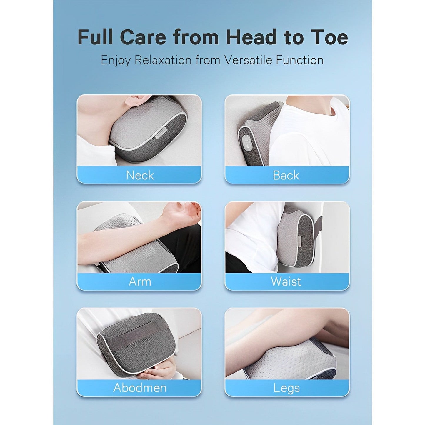 Oreiller de massage relaxant pour tissus profonds