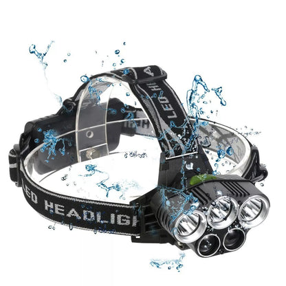 Battery Powered LED Flashlight Headlamp