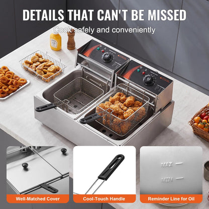 Large Capacity Electric Deep Fat Fryer