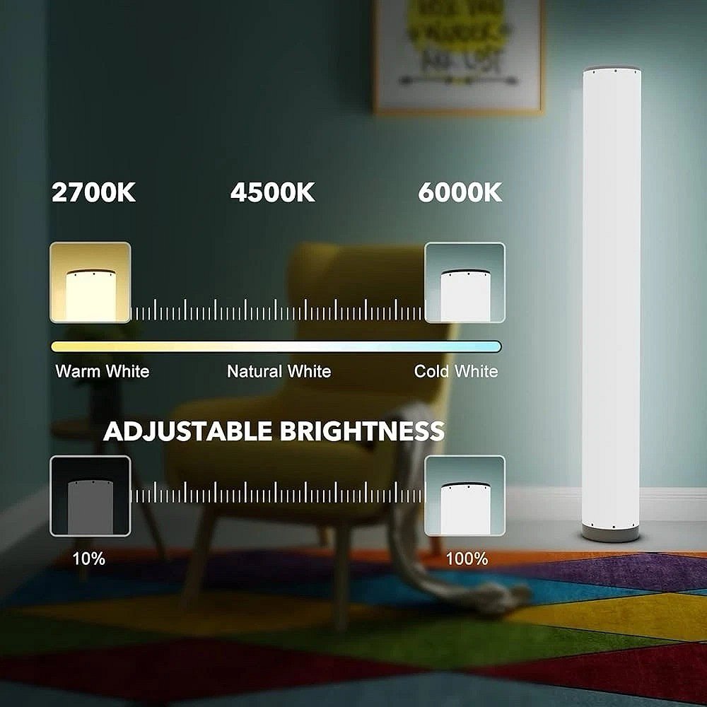Space Saving Dual Floor Lamps for Home