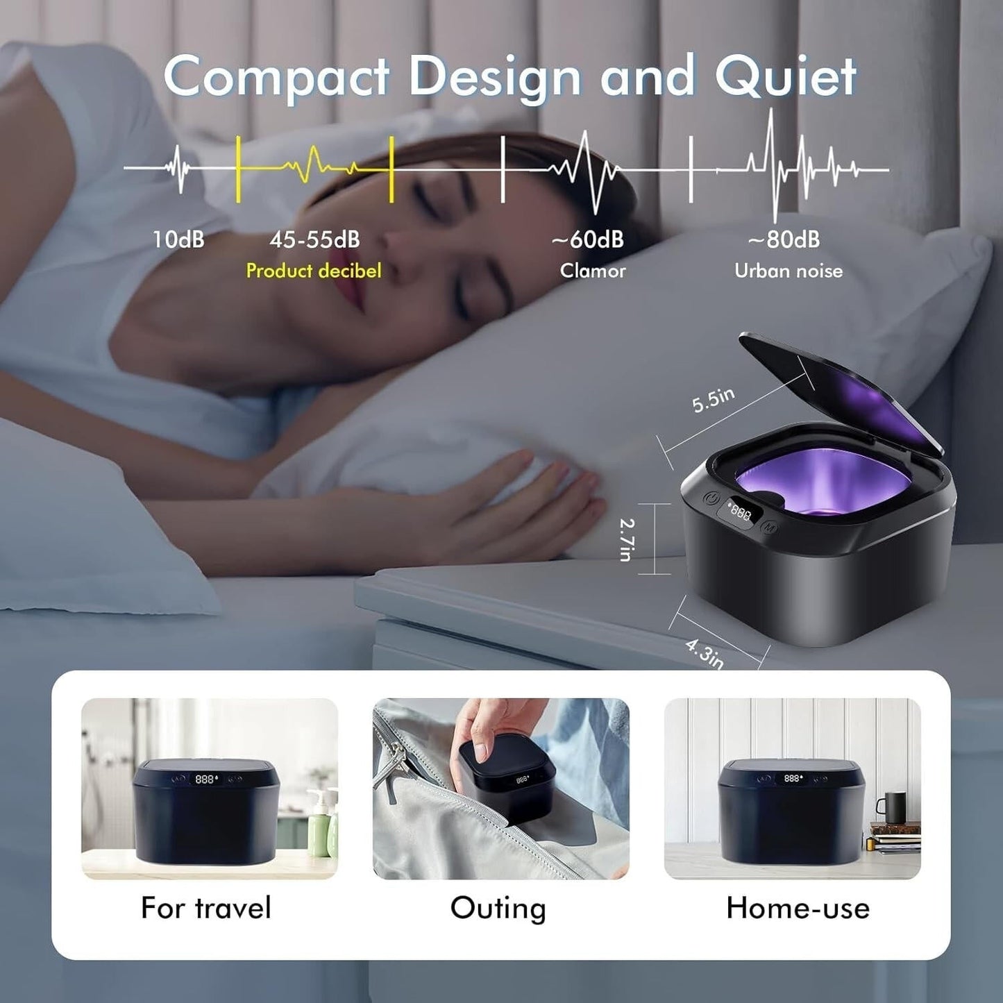 Professional Jewelry Cleaning Ultrasonic Device