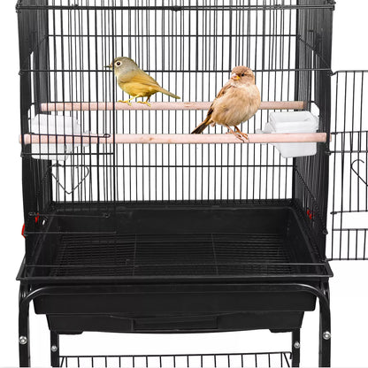 Portable Large Birdcage Parrot Stand