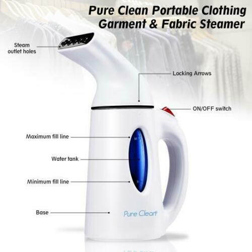 Compact Travel Garment Steamer Wrinkle Remover