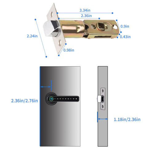 Wireless Fingerprint Door Lock - Smart Phone Control Lock