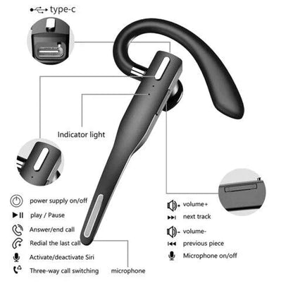 Pro Trucker Wireless Bluetooth Noise Cancelling Headphones