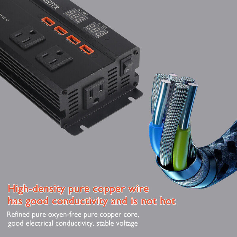 Complete 6000W Home Solar Power System 110V Grid Tie Kit