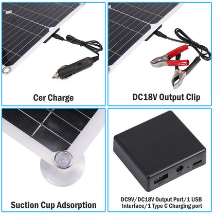 Complete 6000W Home Solar Power System 110V Grid Tie Kit