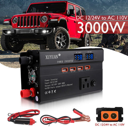 Complete 6000W Home Solar Power System 110V Grid Tie Kit