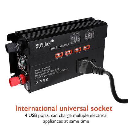 Complete 6000W Home Solar Power System 110V Grid Tie Kit