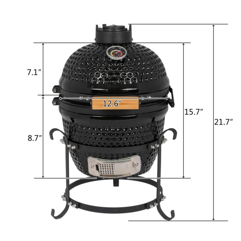 Portable Charcoal BBQ Grill Smoker Pit