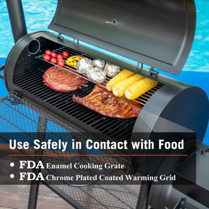 Big Steel BBQ Smoker Grill Outdoor Heavy Duty