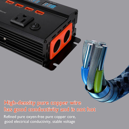 Complete 6000W Home Solar Power System 110V Grid Tie Kit