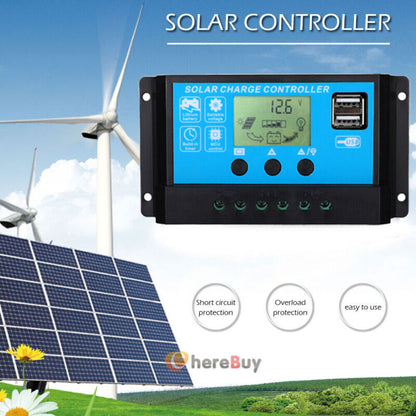 Complete 6000W Home Solar Power System 110V Grid Tie Kit