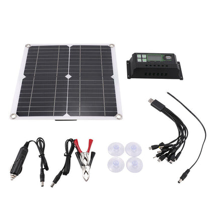 Complete 6000W Home Solar Power System 110V Grid Tie Kit