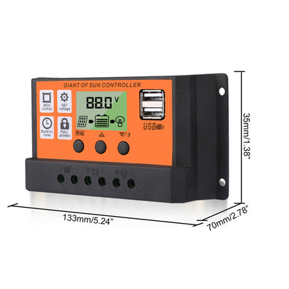 Complete 6000W Home Solar Power System 110V Grid Tie Kit