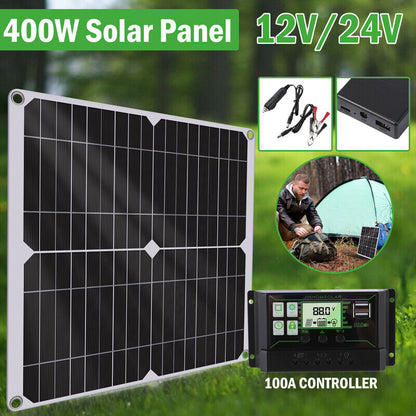 Complete 6000W Home Solar Power System 110V Grid Tie Kit