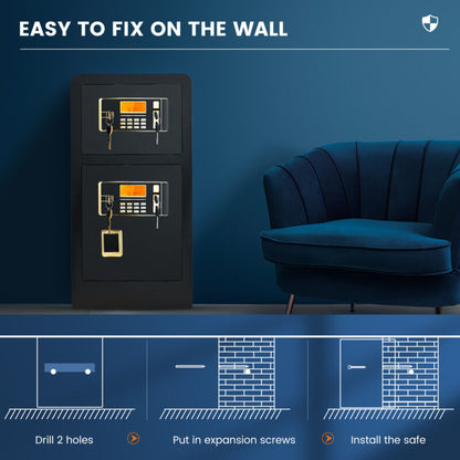 Extra Large Fireproof Home Safe Digital Lock Box