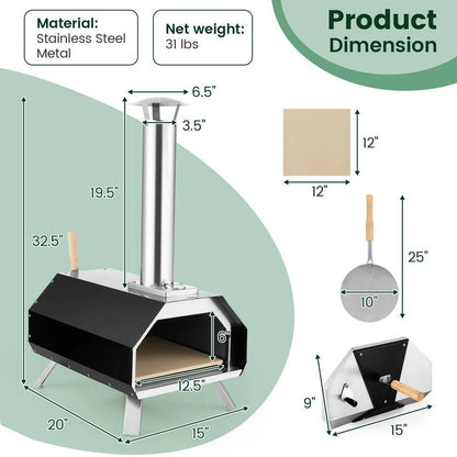 Outdoor Brick Pizza Cooker