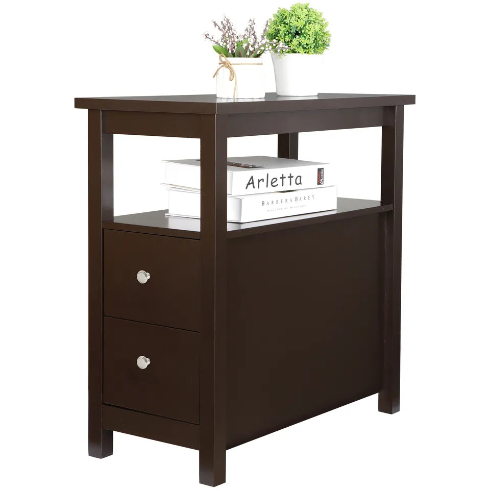 Space Saving Bedside Table with Storage
