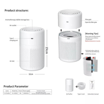 Compact Home Air Cleaner