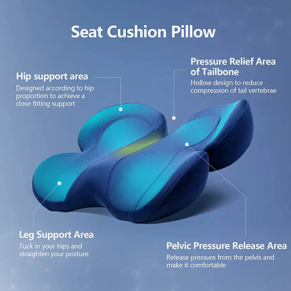 Comfortable Back Support Pillow for Lower Back Relief