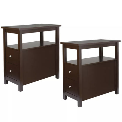 Space Saving Bedside Table with Storage