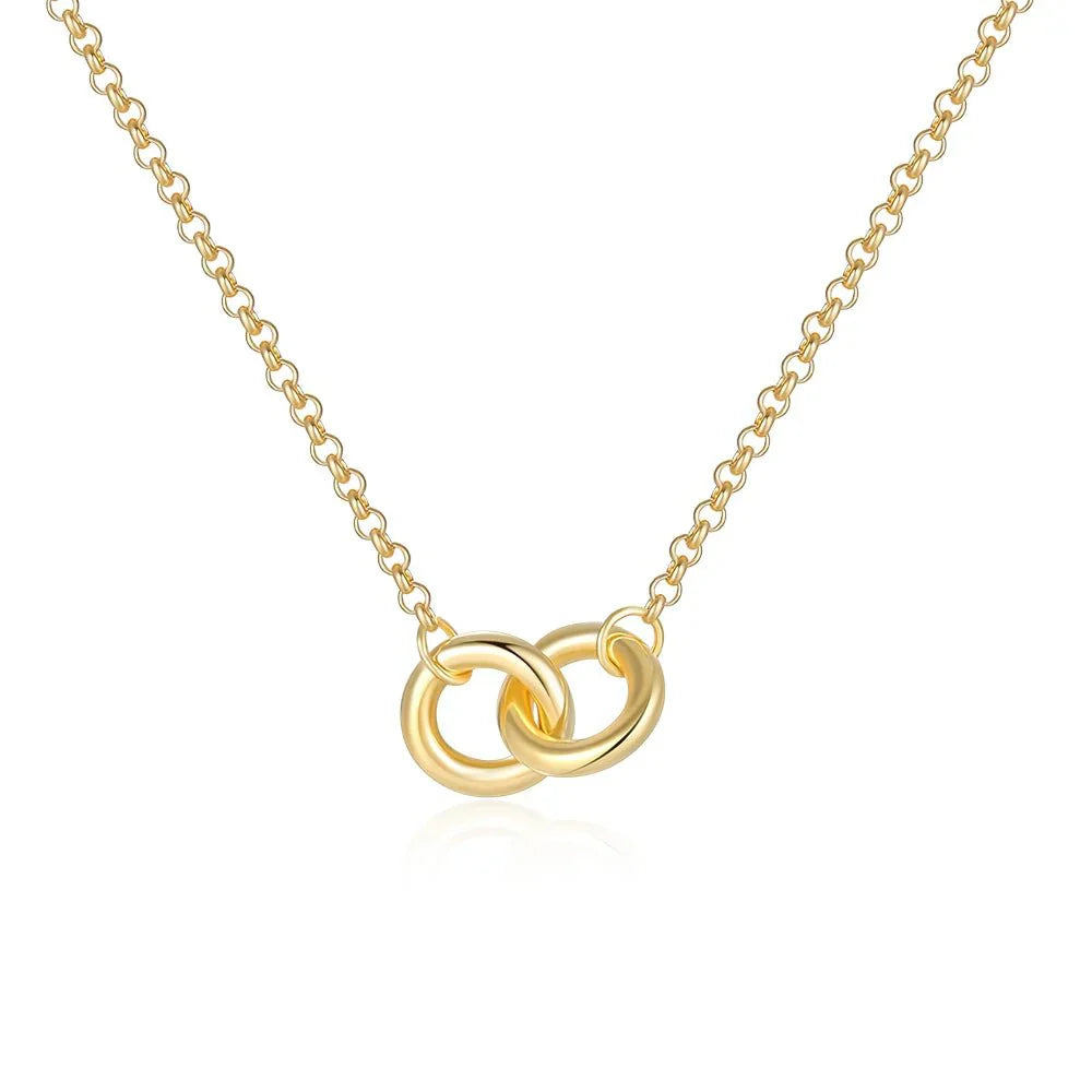Delicate Sterling Silver Infinity Chain Necklace - Halri