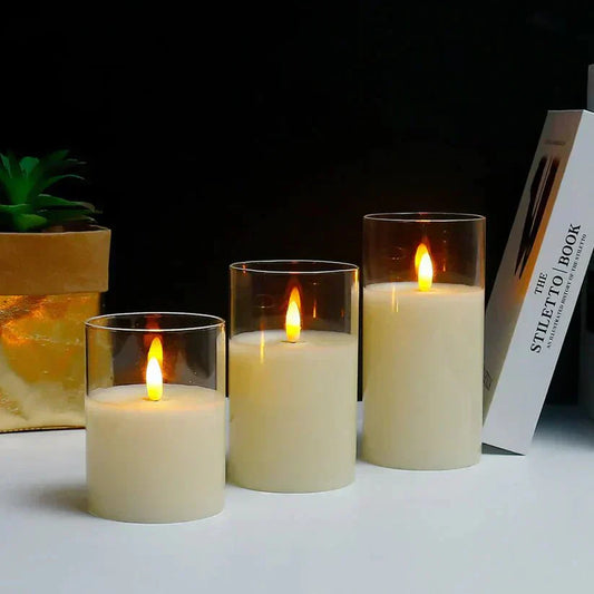 Relaxing Warm LED Candle Light for Home Ambiance - Halri