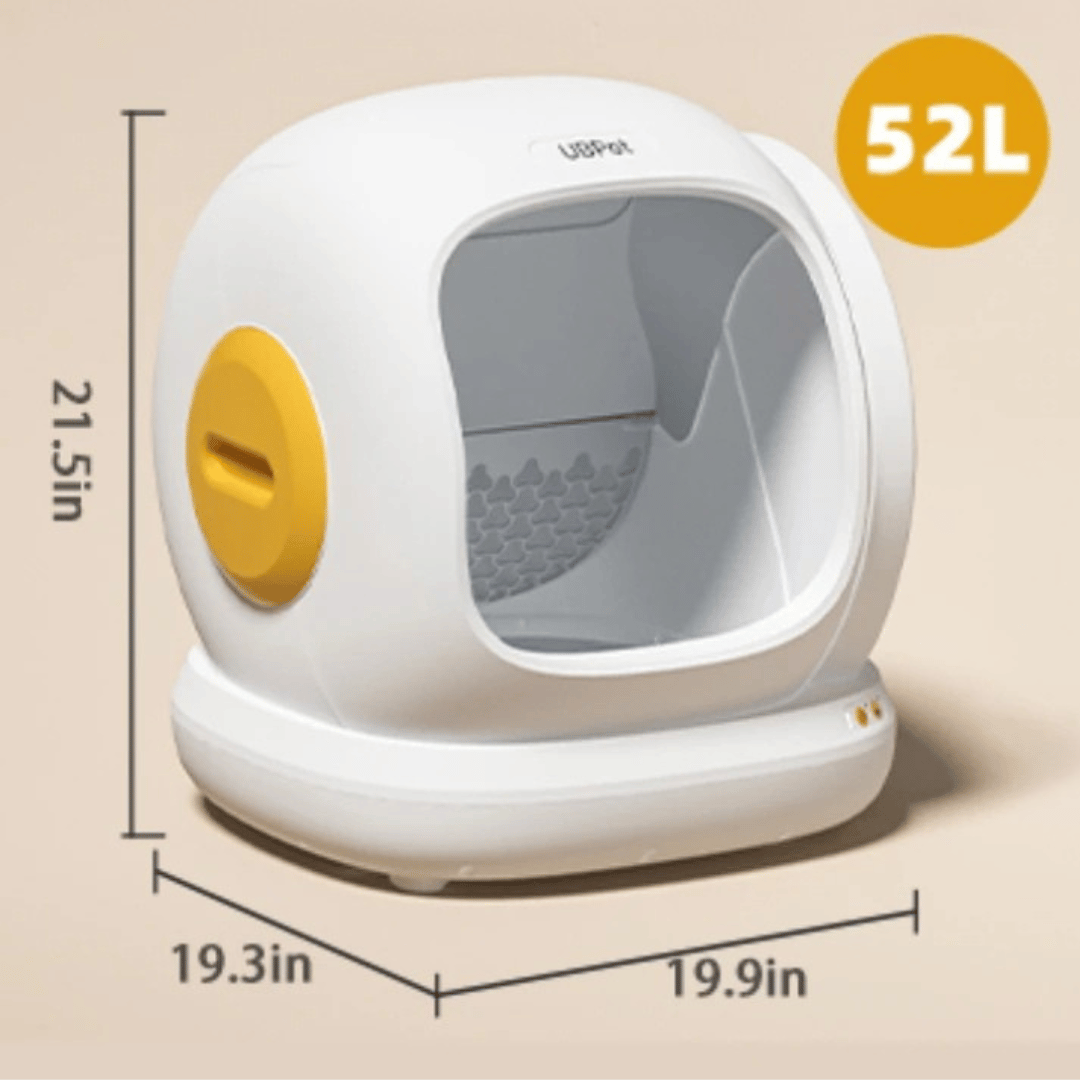 Advanced Automatic Pet Litter Box with Mobile Health Monitor