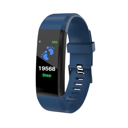 Montre connectée élégante pour seniors, avec moniteur de fréquence cardiaque 
